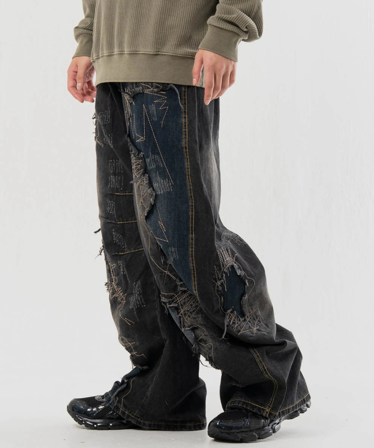 JACKROSE(ジャックローズ) |GA REPAIR HARD CRUSH DENIM2(MENS)