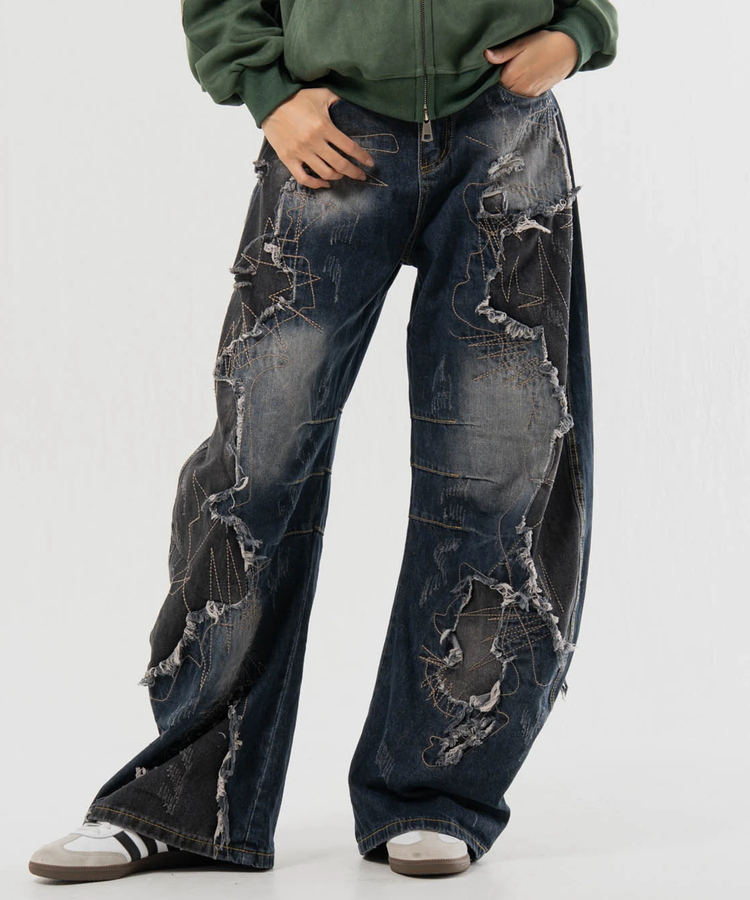 JACKROSE(ジャックローズ) |GA REPAIR HARD CRUSH DENIM2(MENS)