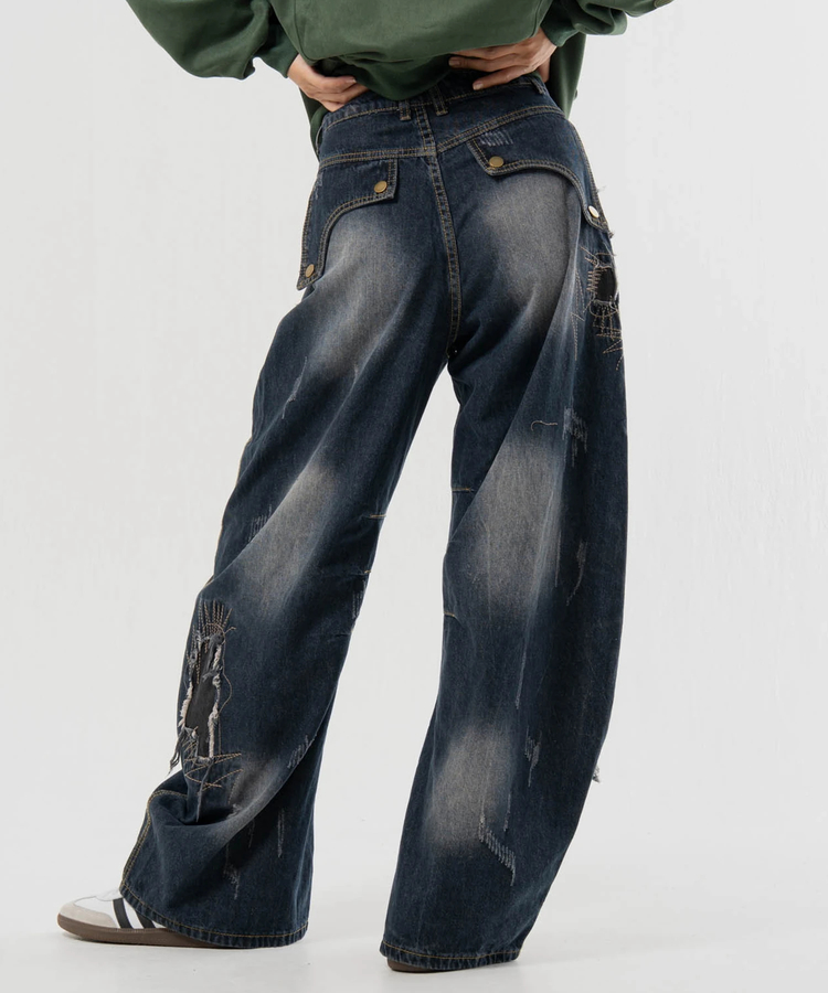 JACKROSE(ジャックローズ) |GA REPAIR HARD CRUSH DENIM2(MENS)