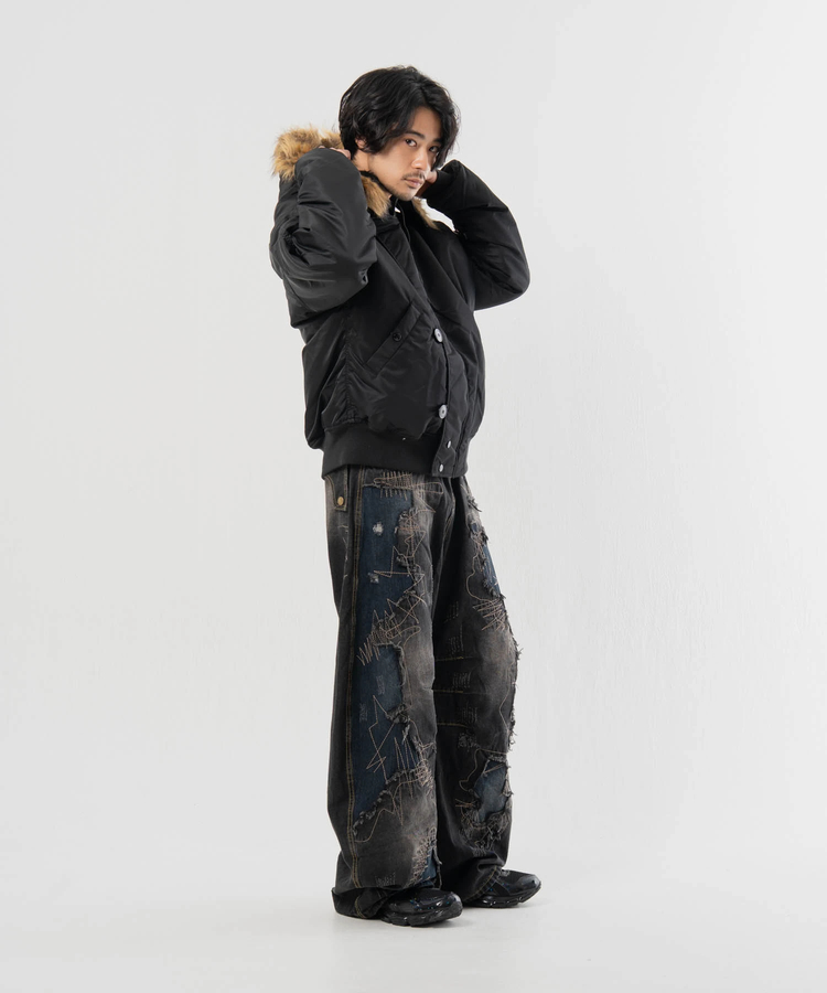 JACKROSE(ジャックローズ) |GA REPAIR HARD CRUSH DENIM2(MENS)