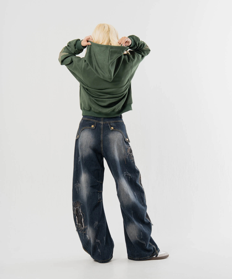 JACKROSE(ジャックローズ) |GA REPAIR HARD CRUSH DENIM2(MENS)