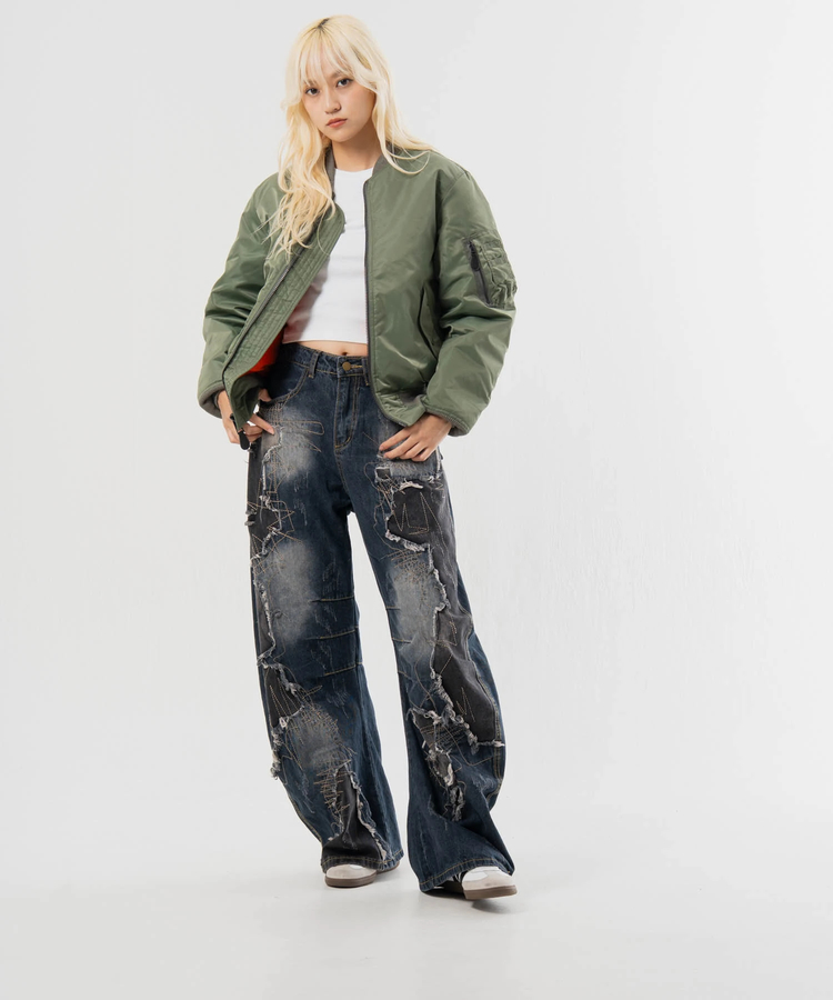 JACKROSE(ジャックローズ) |GA REPAIR HARD CRUSH DENIM2(MENS)