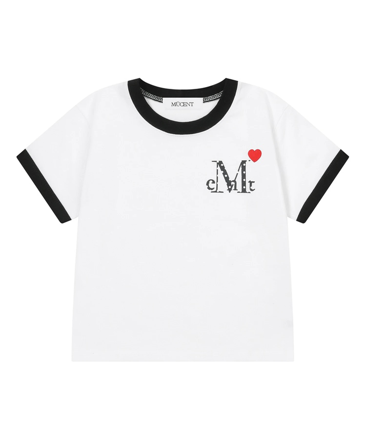JACKROSE(ジャックローズ) |MUCENT/ムセント LOVRITS MINI HEART  LOGO リンガー SSTEE(WOMENS)