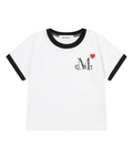 JACKROSE(ジャックローズ) |MUCENT/ムセント LOVRITS MINI HEART  LOGO リンガー SSTEE(WOMENS)