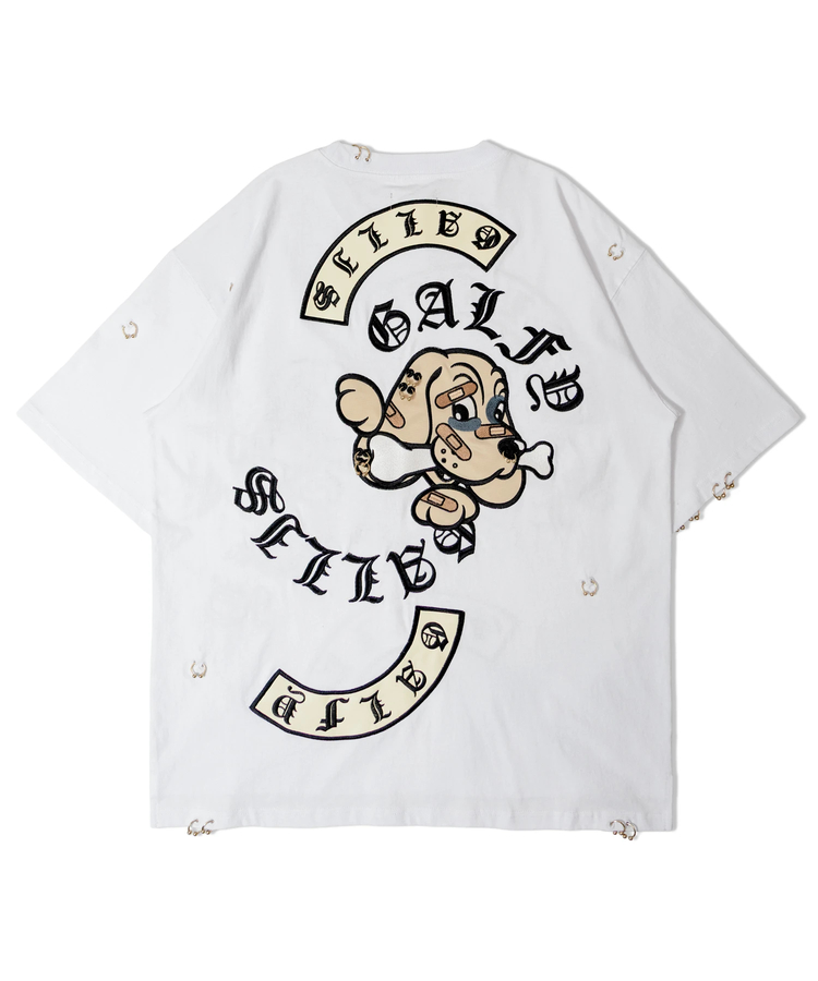 JACKROSE(ジャックローズ) |【GALFY×GALLIS ADDICTION】闇落ちピアス SS Tee(MENS)
