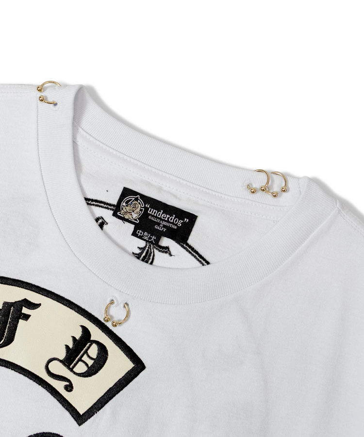 JACKROSE(ジャックローズ) |【GALFY×GALLIS ADDICTION】闇落ちピアス SS Tee(MENS)