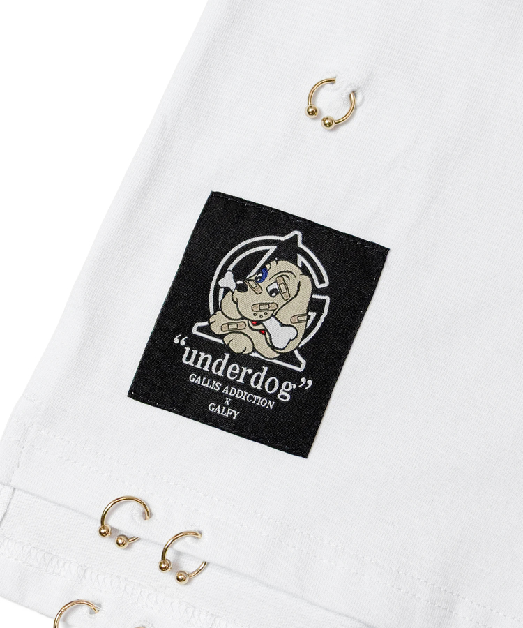 JACKROSE(ジャックローズ) |【GALFY×GALLIS ADDICTION】闇落ちピアス SS Tee(MENS)