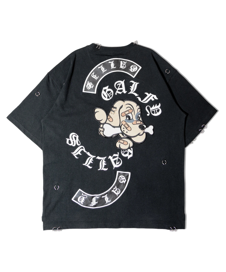 JACKROSE(ジャックローズ) |【GALFY×GALLIS ADDICTION】闇落ちピアス SS Tee(MENS)