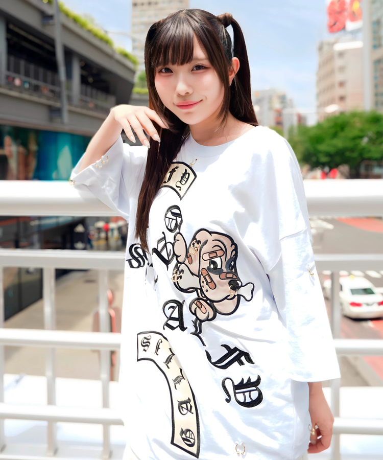JACKROSE(ジャックローズ) |【GALFY×GALLIS ADDICTION】闇落ちピアス SS Tee(MENS)
