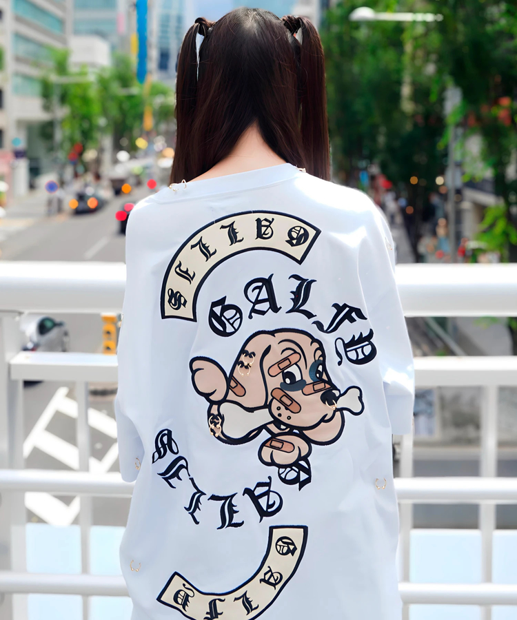 JACKROSE(ジャックローズ) |【GALFY×GALLIS ADDICTION】闇落ちピアス SS Tee(MENS)