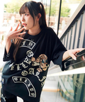 JACKROSE(ジャックローズ) |【GALFY×GALLIS ADDICTION】闇落ちピアス SS Tee(MENS)