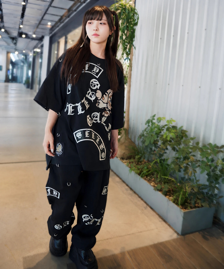 JACKROSE(ジャックローズ) |【GALFY×GALLIS ADDICTION】闇落ちピアス SS Tee(MENS)