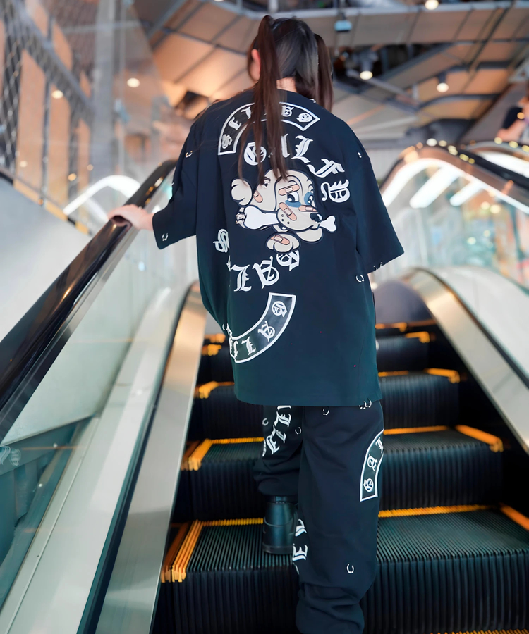 JACKROSE(ジャックローズ) |【GALFY×GALLIS ADDICTION】闇落ちピアス SS Tee(MENS)