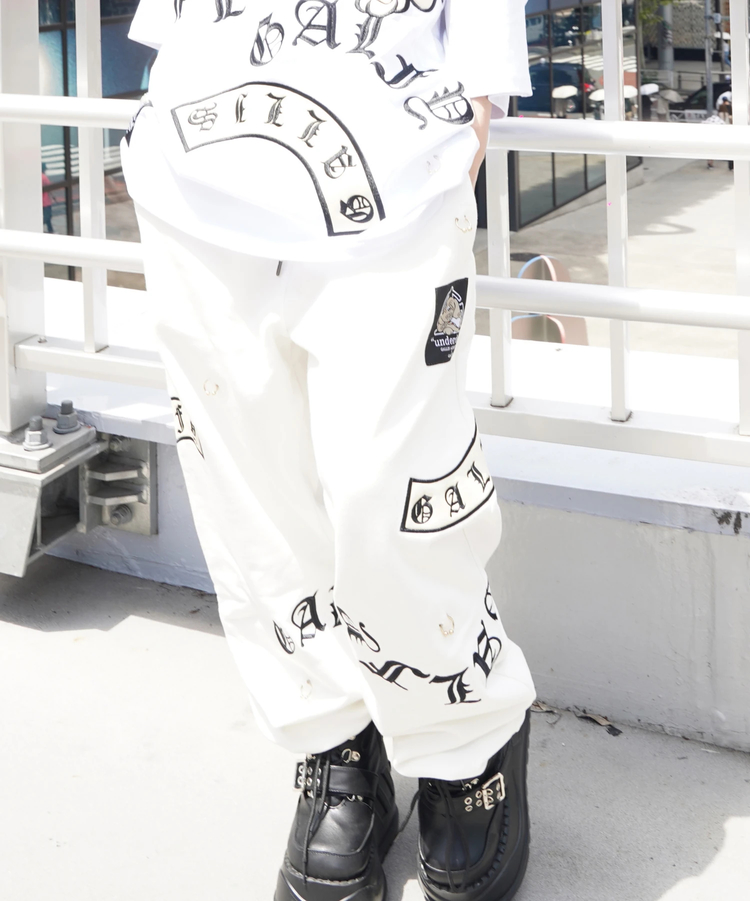 JACKROSE(ジャックローズ) |【GALFY×GALLIS ADDICTION】闇落ちピアススウェットパンツMENS)