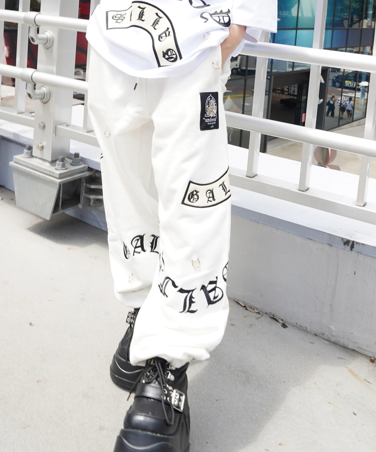 JACKROSE(ジャックローズ) |【GALFY×GALLIS ADDICTION】闇落ちピアススウェットパンツMENS)