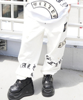 JACKROSE(ジャックローズ) |【GALFY×GALLIS ADDICTION】闇落ちピアススウェットパンツMENS)