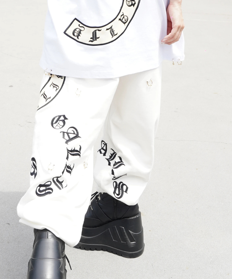 JACKROSE(ジャックローズ) |【GALFY×GALLIS ADDICTION】闇落ちピアススウェットパンツMENS)