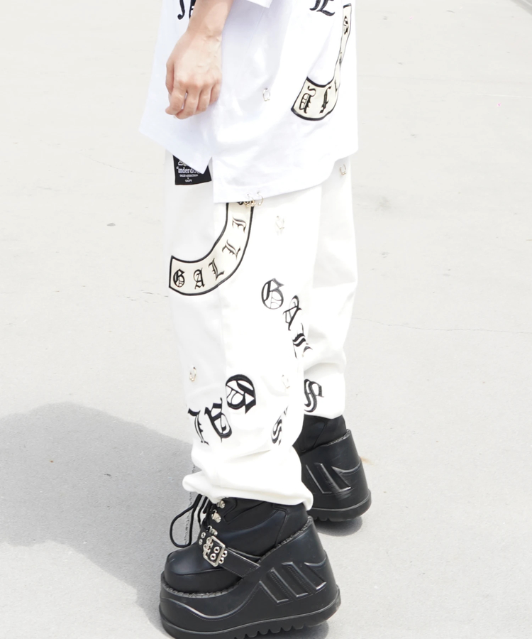 JACKROSE(ジャックローズ) |【GALFY×GALLIS ADDICTION】闇落ちピアススウェットパンツMENS)