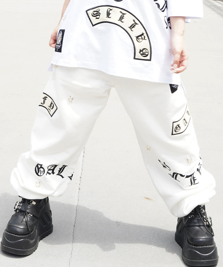 JACKROSE(ジャックローズ) |【GALFY×GALLIS ADDICTION】闇落ちピアススウェットパンツMENS)