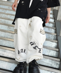 JACKROSE(ジャックローズ) |【GALFY×GALLIS ADDICTION】闇落ちピアススウェットパンツMENS)