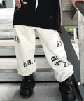 JACKROSE(ジャックローズ) |【GALFY×GALLIS ADDICTION】闇落ちピアススウェットパンツMENS)