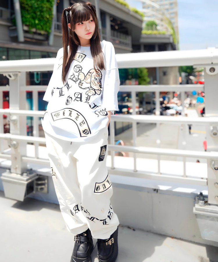 JACKROSE(ジャックローズ) |【GALFY×GALLIS ADDICTION】闇落ちピアススウェットパンツMENS)