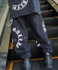 JACKROSE(ジャックローズ) |【GALFY×GALLIS ADDICTION】闇落ちピアススウェットパンツMENS)
