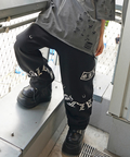 JACKROSE(ジャックローズ) |【GALFY×GALLIS ADDICTION】闇落ちピアススウェットパンツMENS)