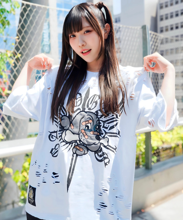 JACKROSE(ジャックローズ) |【GALFY×GALLIS ADDICTION】チー牛Tee SSMENS)