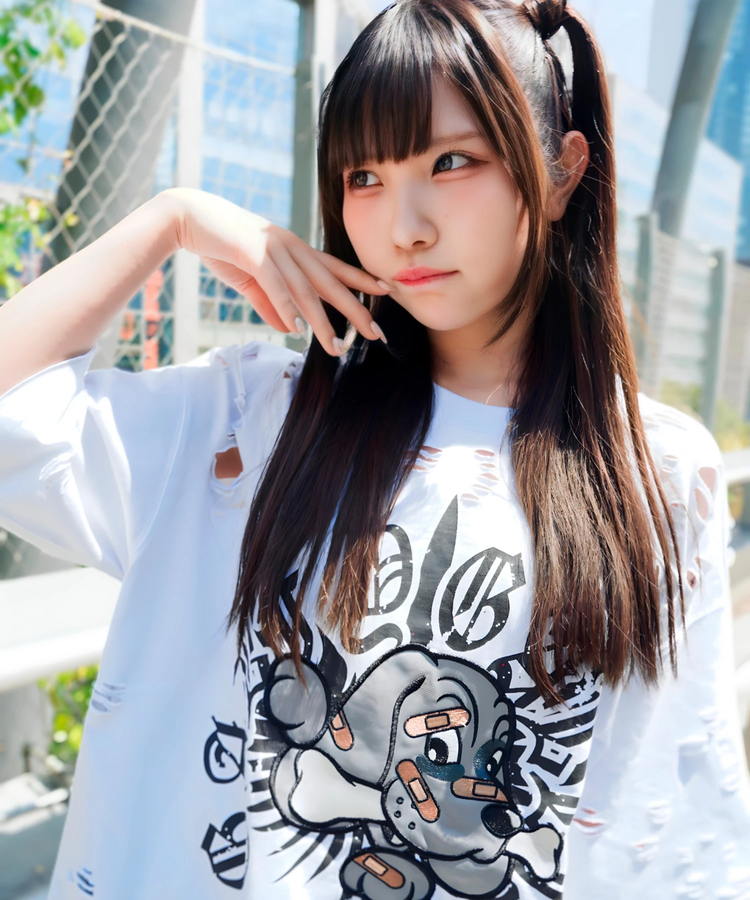 JACKROSE(ジャックローズ) |【GALFY×GALLIS ADDICTION】チー牛Tee SSMENS)