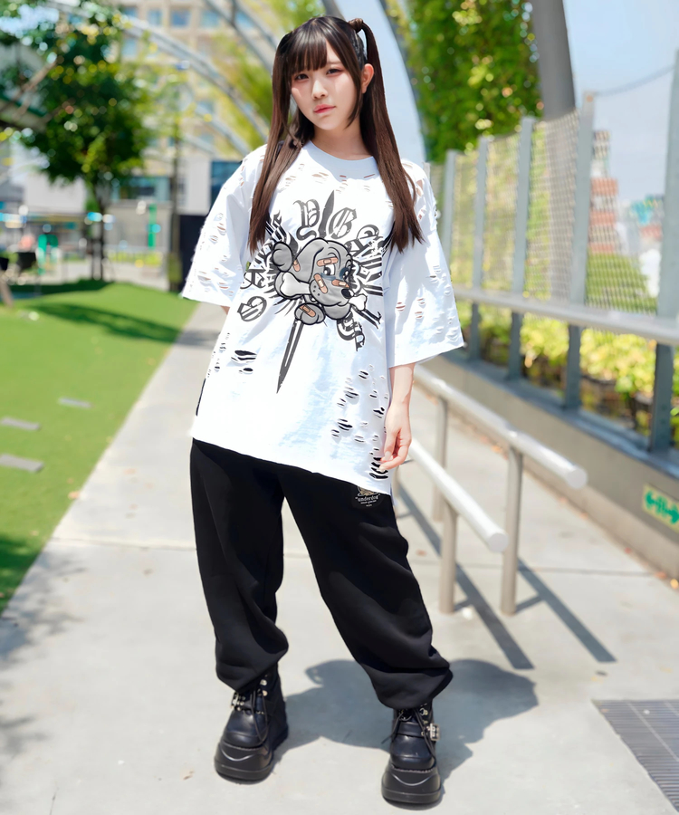 JACKROSE(ジャックローズ) |【GALFY×GALLIS ADDICTION】チー牛Tee SSMENS)