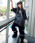 JACKROSE(ジャックローズ) |【GALFY×GALLIS ADDICTION】チー牛Tee SSMENS)
