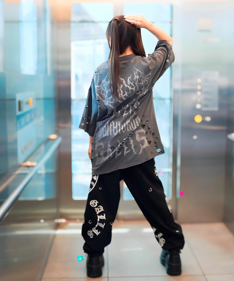 JACKROSE(ジャックローズ) |【GALFY×GALLIS ADDICTION】チー牛Tee SSMENS)
