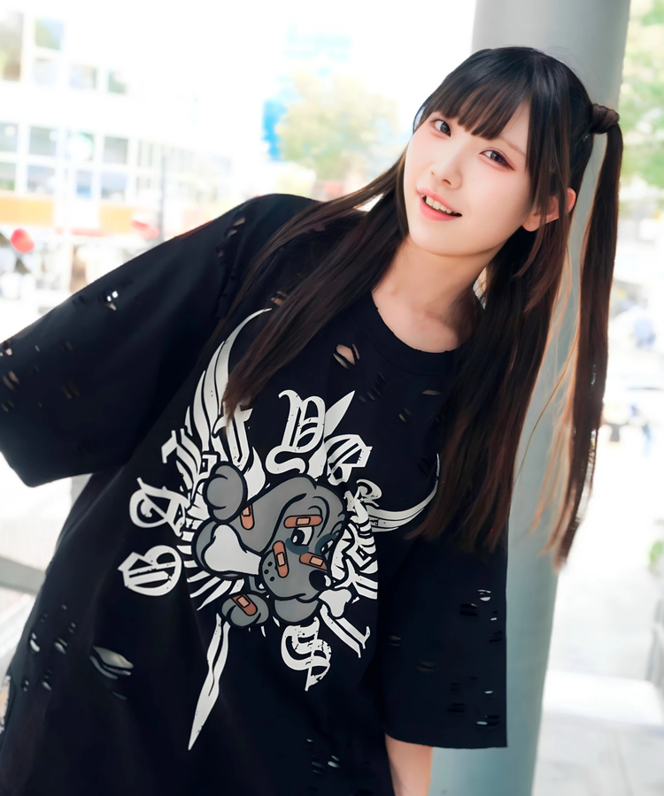 JACKROSE(ジャックローズ) |【GALFY×GALLIS ADDICTION】チー牛Tee SSMENS)