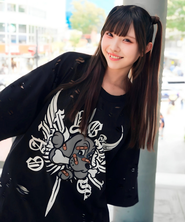 JACKROSE(ジャックローズ) |【GALFY×GALLIS ADDICTION】チー牛Tee SSMENS)