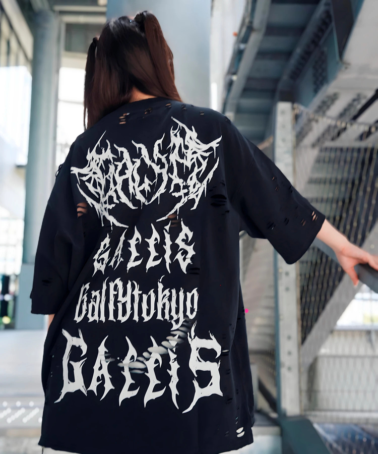 JACKROSE(ジャックローズ) |【GALFY×GALLIS ADDICTION】チー牛Tee SSMENS)