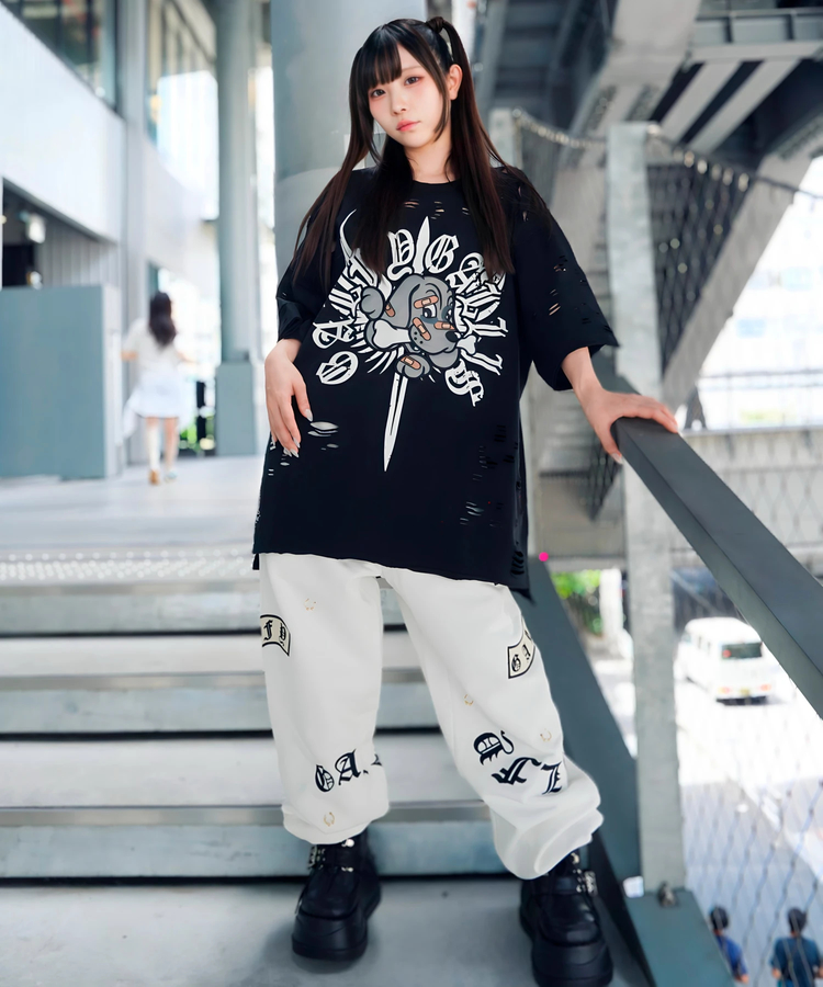 JACKROSE(ジャックローズ) |【GALFY×GALLIS ADDICTION】チー牛Tee SSMENS)