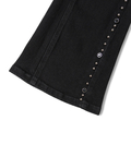 JACKROSE(ジャックローズ) |VALABASAS/ヴァラバサス “MITE”JET BLACK FLARE JEANS(MENS)