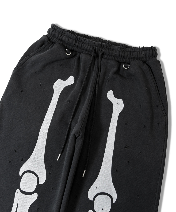 JACKROSE(ジャックローズ) |VANSON×MASTERMIND WORLD/バンソン×マスターマインドワールド ダメージ 裏毛ロングパンツ(MENS)