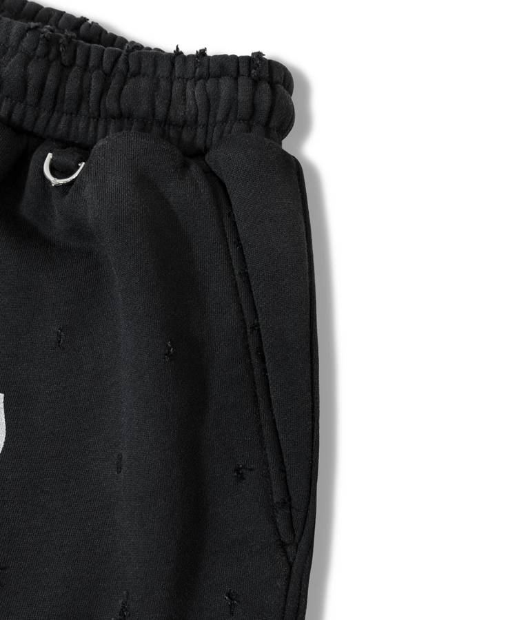 JACKROSE(ジャックローズ) |VANSON×MASTERMIND WORLD/バンソン×マスターマインドワールド ダメージ 裏毛ロングパンツ(MENS)