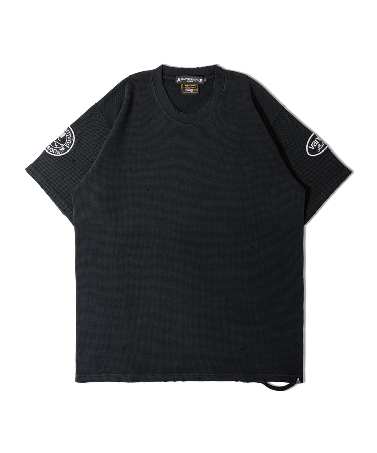 JACKROSE(ジャックローズ) |VANSON×MASTERMIND WORLD/バンソン×マスターマインドワールド ダメージ サーマルSSTEE REGULAR FIT(MENS)