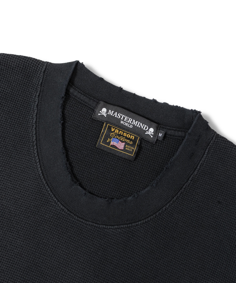 JACKROSE(ジャックローズ) |VANSON×MASTERMIND WORLD/バンソン×マスターマインドワールド ダメージ サーマルSSTEE REGULAR FIT(MENS)