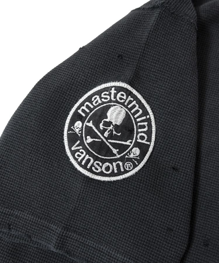 JACKROSE(ジャックローズ) |VANSON×MASTERMIND WORLD/バンソン×マスターマインドワールド ダメージ サーマルSSTEE REGULAR FIT(MENS)