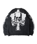JACKROSE(ジャックローズ) |VANSON×MASTERMIND WORLD/バンソン×マスターマインドワールド ダメージ 裏毛クルーネック スウェット REGULAR FIT(MENS)