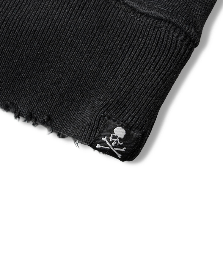 JACKROSE(ジャックローズ) |VANSON×MASTERMIND WORLD/バンソン×マスターマインドワールド ダメージ 裏毛クルーネック スウェット REGULAR FIT(MENS)