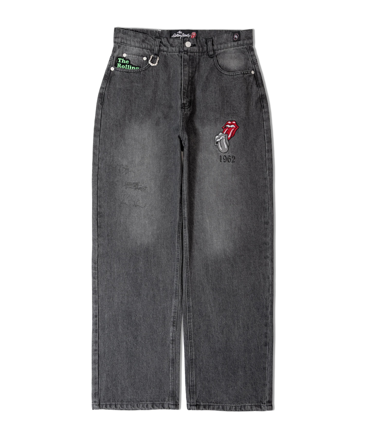 JACKROSE(ジャックローズ) |【The Rolling Stones×JACKROSE】 シグネチャー・ワッペン デニムパンツ(MENS)