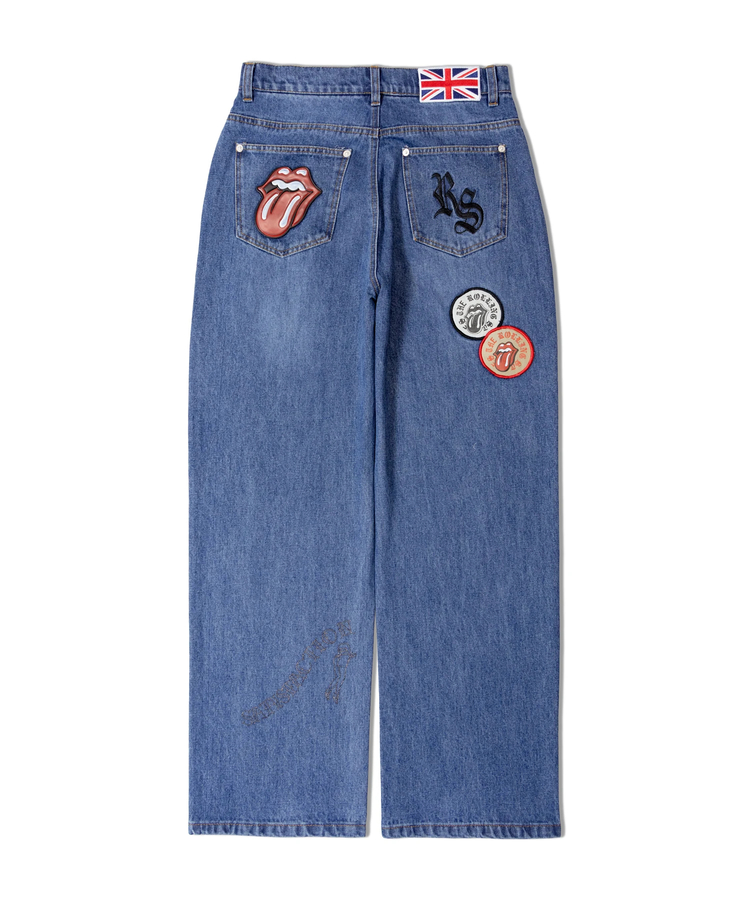 JACKROSE(ジャックローズ) |【The Rolling Stones×JACKROSE】 シグネチャー・ワッペン デニムパンツ(MENS)
