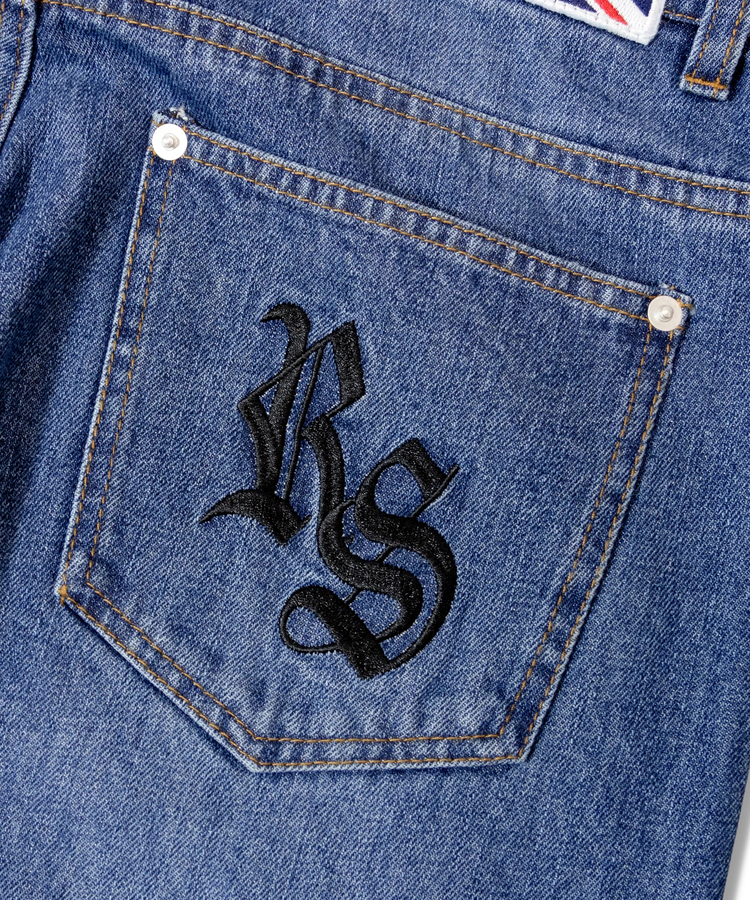 JACKROSE(ジャックローズ) |【The Rolling Stones×JACKROSE】 シグネチャー・ワッペン デニムパンツ(MENS)