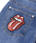 JACKROSE(ジャックローズ) |【The Rolling Stones×JACKROSE】 シグネチャー・ワッペン デニムパンツ(MENS)