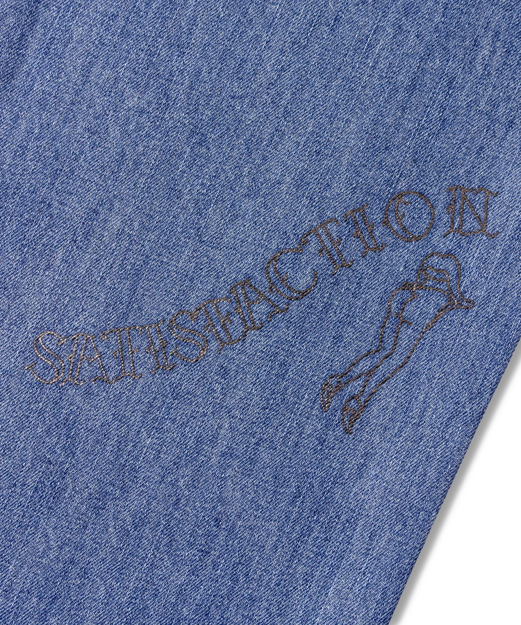 JACKROSE(ジャックローズ) |【The Rolling Stones×JACKROSE】 シグネチャー・ワッペン デニムパンツ(MENS)